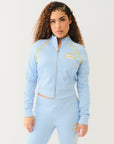 True Religion True Sporty Shrunken Track Jkt Cerulean Blue
