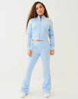 True Religion True Sporty Shrunken Track Jkt Cerulean Blue