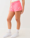 True Religion I Love Tr Mr Fleece Shorts Sunkist Coral