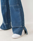 True Religion  Bobbi Baggy Carpenter Big T Sargasso Sea