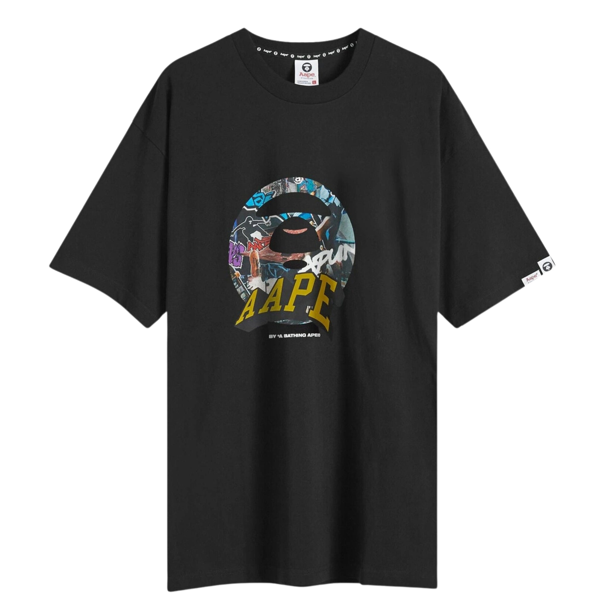 Aape T-Shirt Centre Logo Black