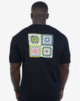 Capone T-Shirt Mexican Crochet Black