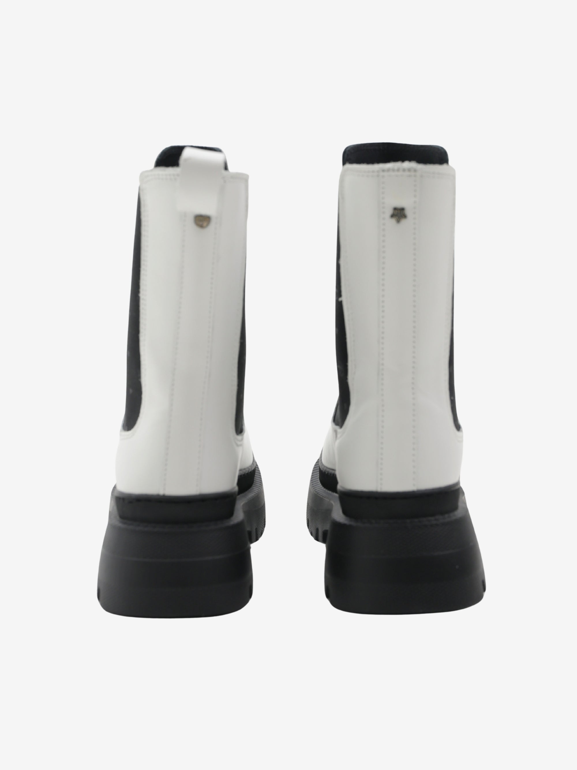 Chiara Ferragni Boot Chelsea Leather White