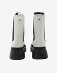 Chiara Ferragni Boot Chelsea Leather White