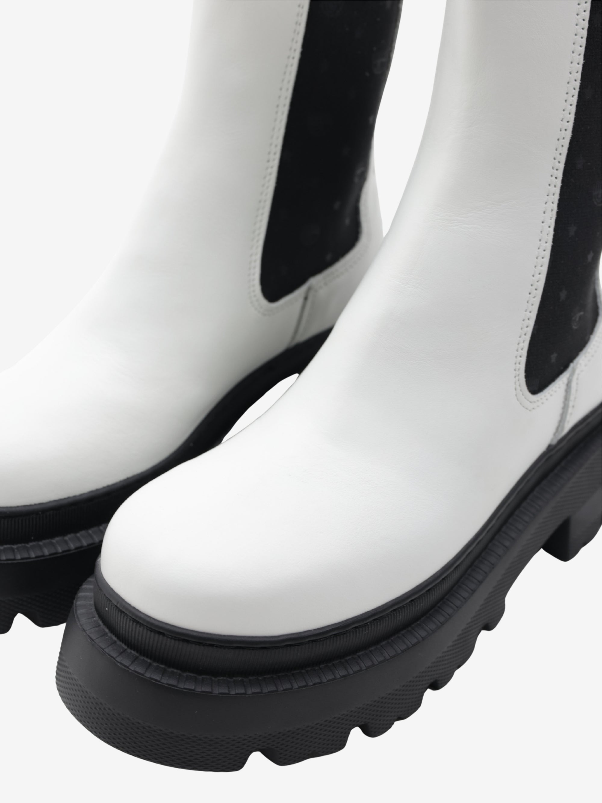 Chiara Ferragni Boot Chelsea Leather White