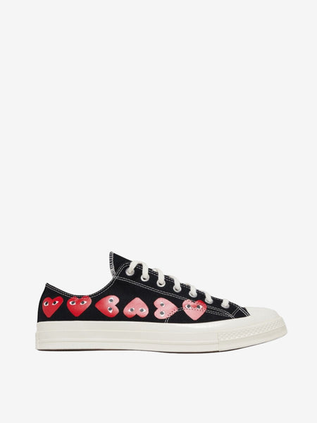 Comme Des Garcons Sneaker Allover Hearts Black-Red – AL Capone Premium