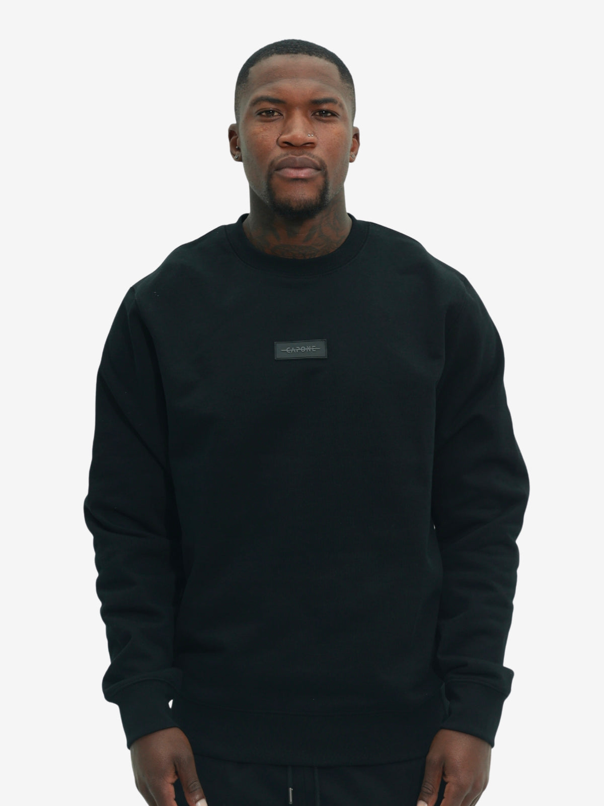 Capone Sweater Design Logo Black – AL Capone Premium