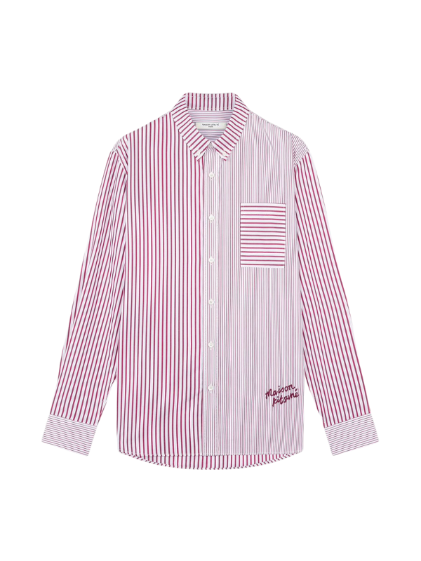 Maison Kitsune Shirt Bd Casual White-Red