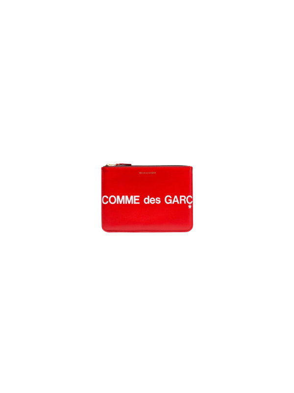 Comme Des Garcons Pouch Logo Red