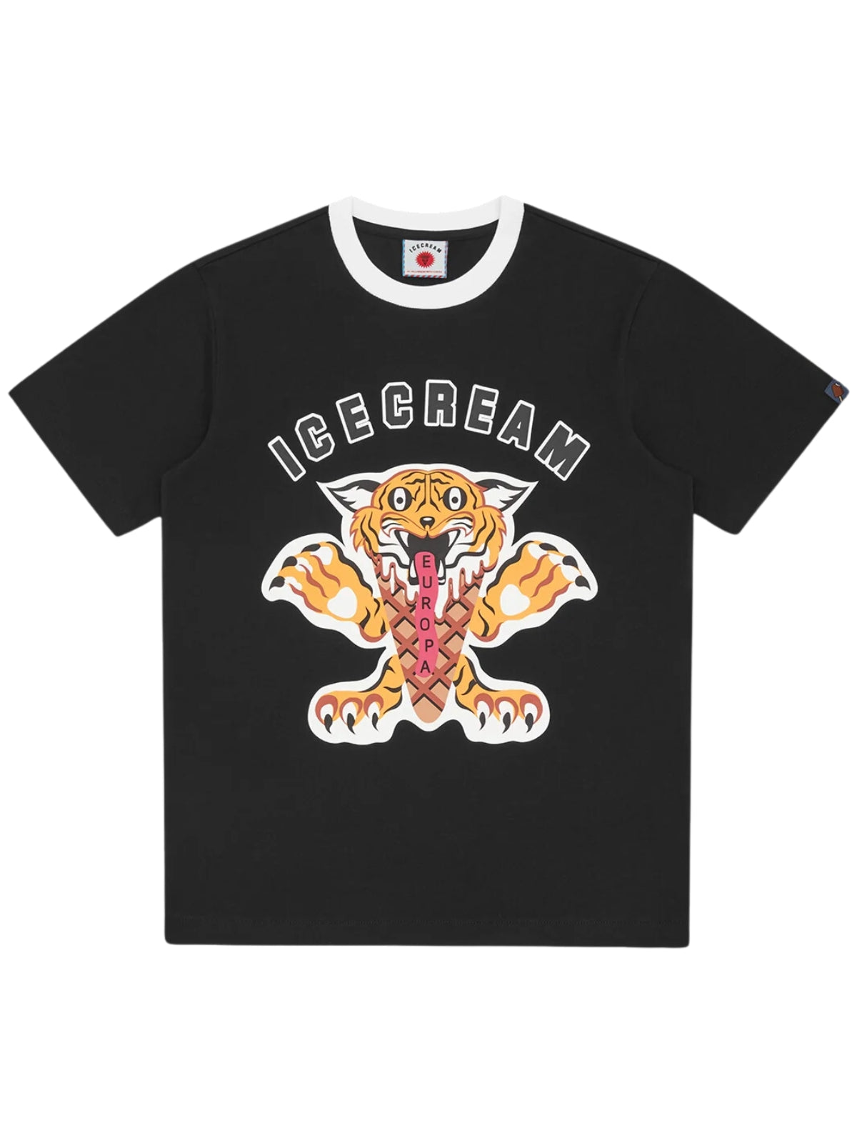 Ice-Cream T-Shirt Tiger Black