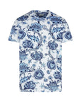 Etro T-Shirt Roma White-Blue