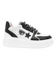 Chiara Ferragni Sneaker Cfs19 School Leather Black-White