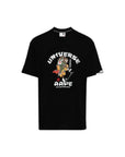 Aape T-Shirt Graphic Print Universe Black