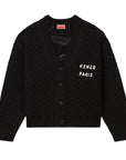 Kenzo Cardigan Logo Black