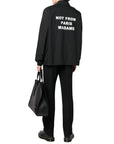 Drole De Monsieur Jacket Slogan Black