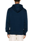 Msgm Hoodie Logo Navy