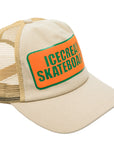 Ice-Cream Cap Trucker Skateboards Beige