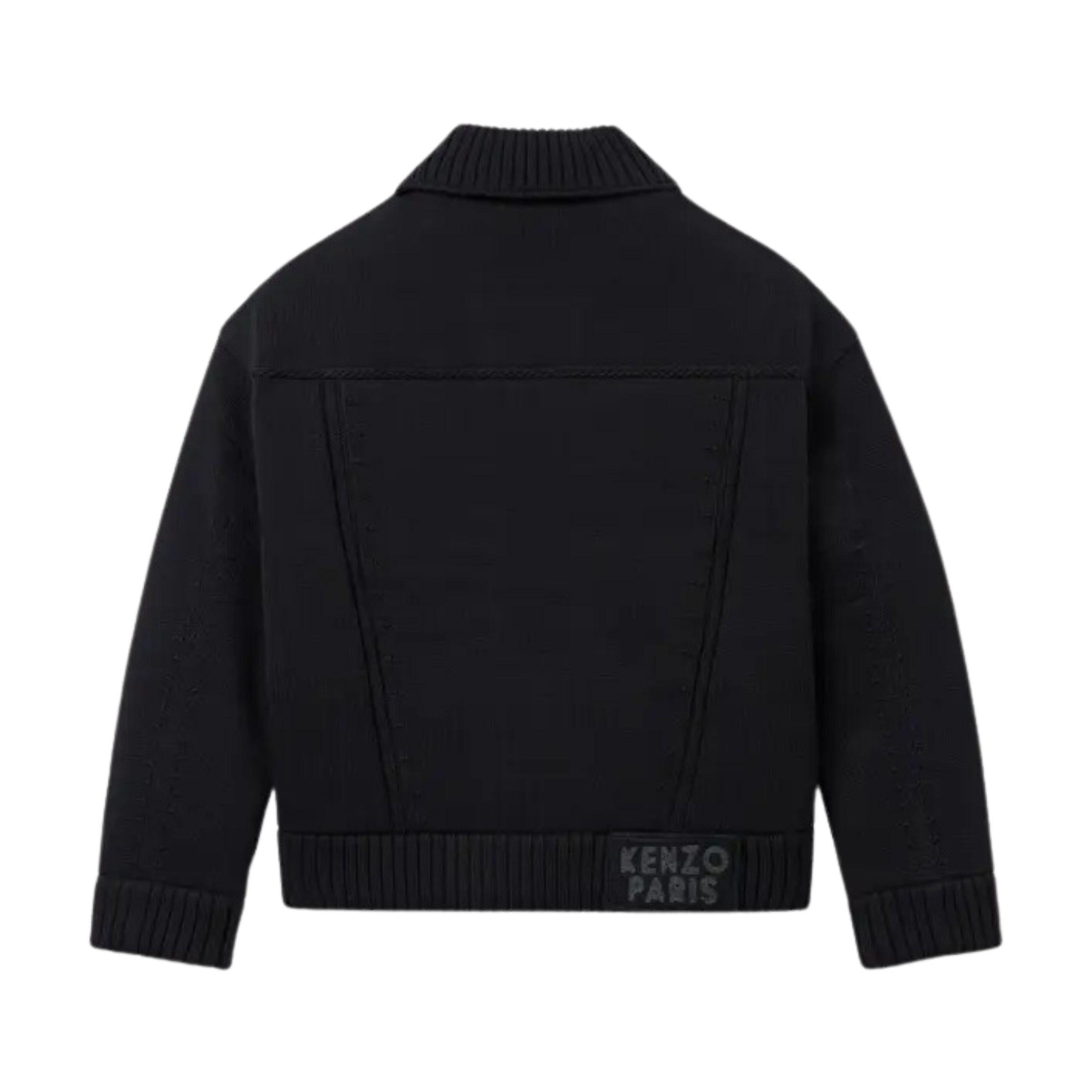 Kenzo Jacket Knit Black – AL Capone Premium