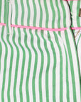 Chiara Ferragni Shorts Stripes Green-White
