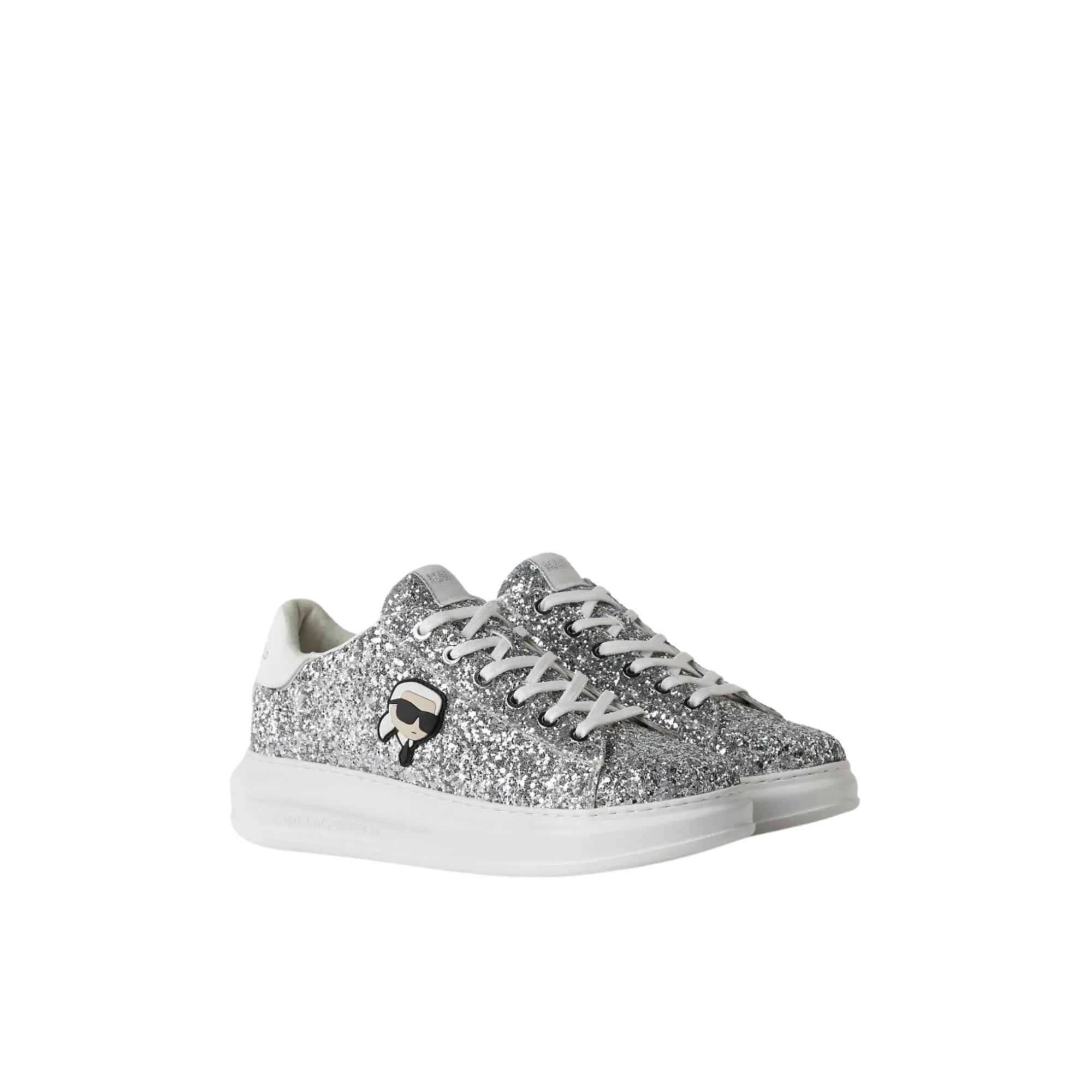 Karl Lagerfeld Sneaker Kapri Karl  Glitter Silver