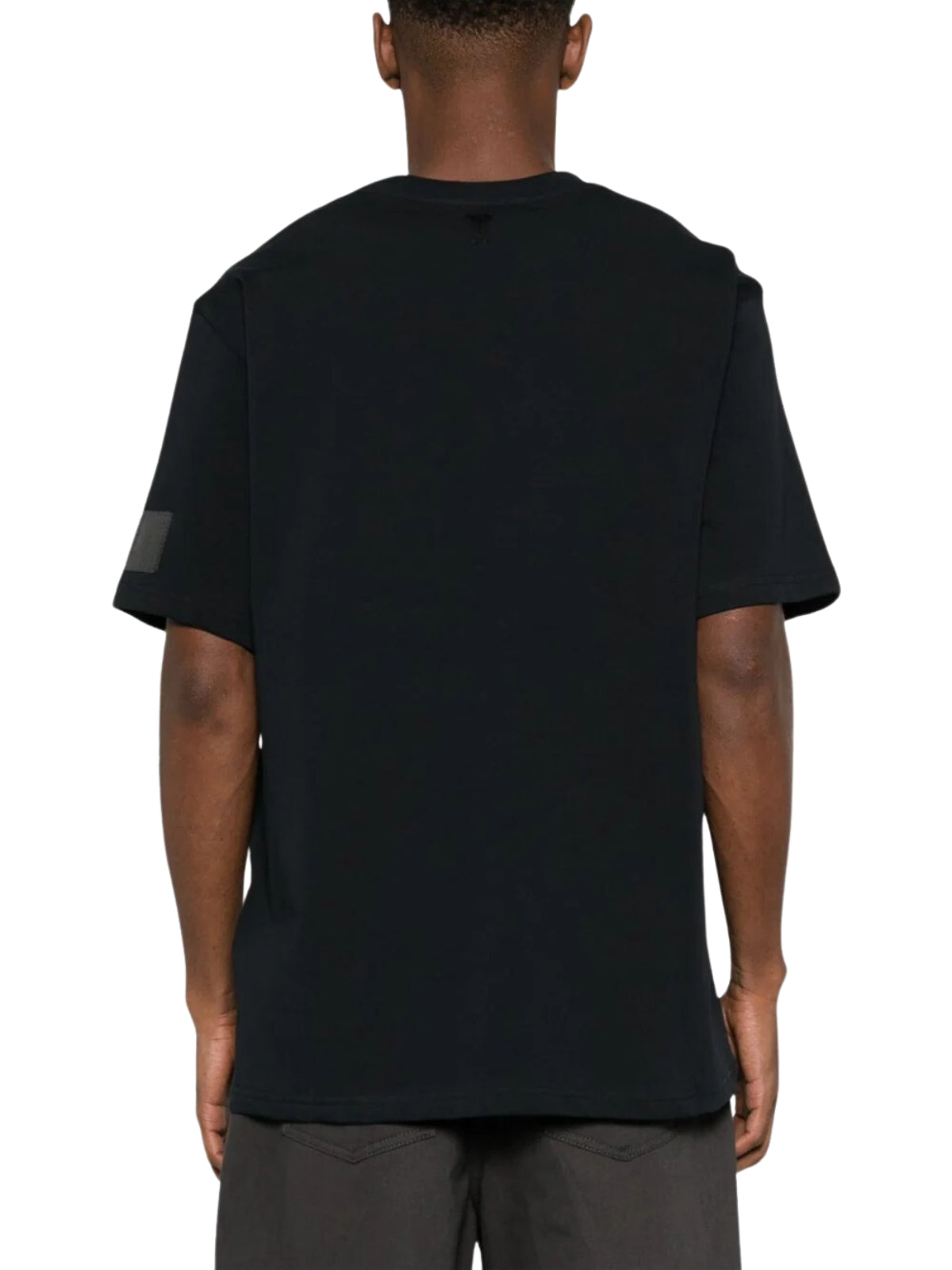 Ami T-Shirt Logo Sleeve Black - 2