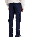 Mouty Cargo Pants With Front Pockets Dark Blue