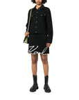 Karl Lagerfeld Skirt Signature Logo Black