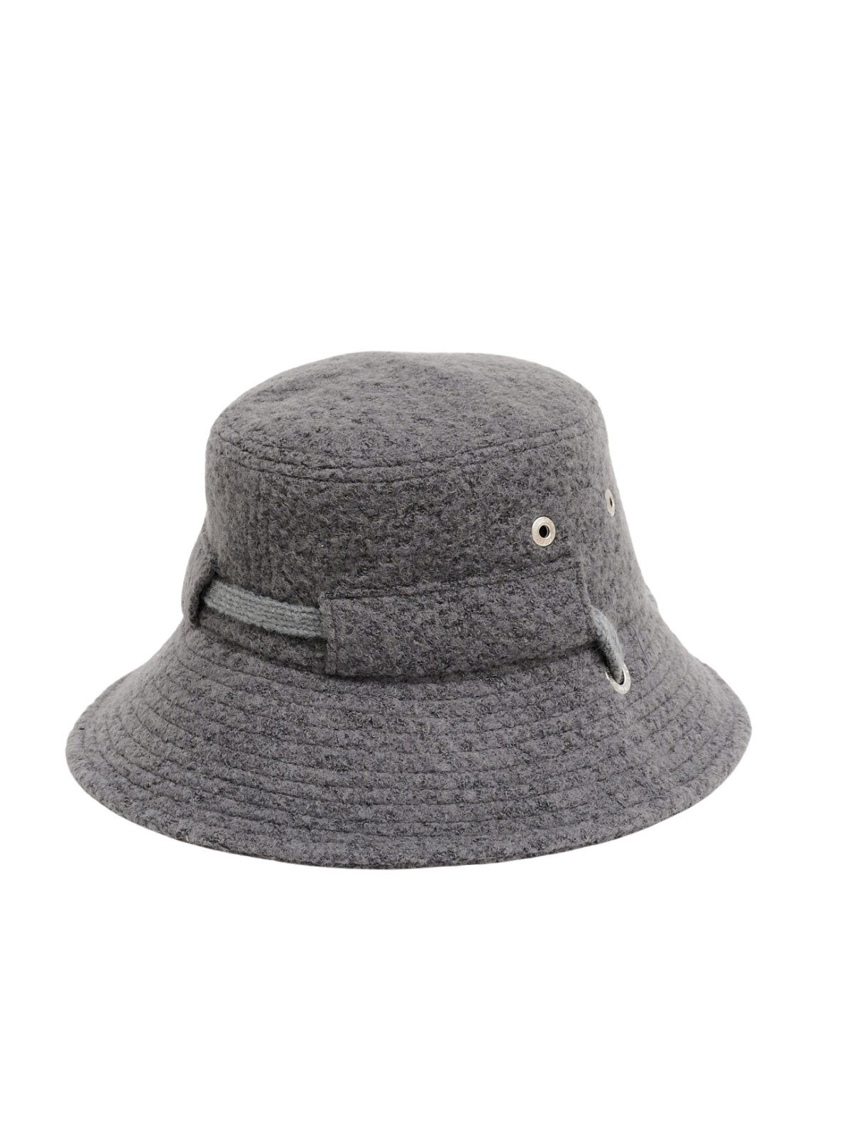 Ami Bucket Hat Street Style Light Grey - 2