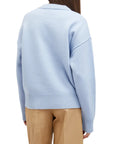 Ami Sweater De Coeur Logo Powder Blue - 2