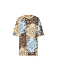 Karl Kani T-Shirt Paisley Print Sand-Multi