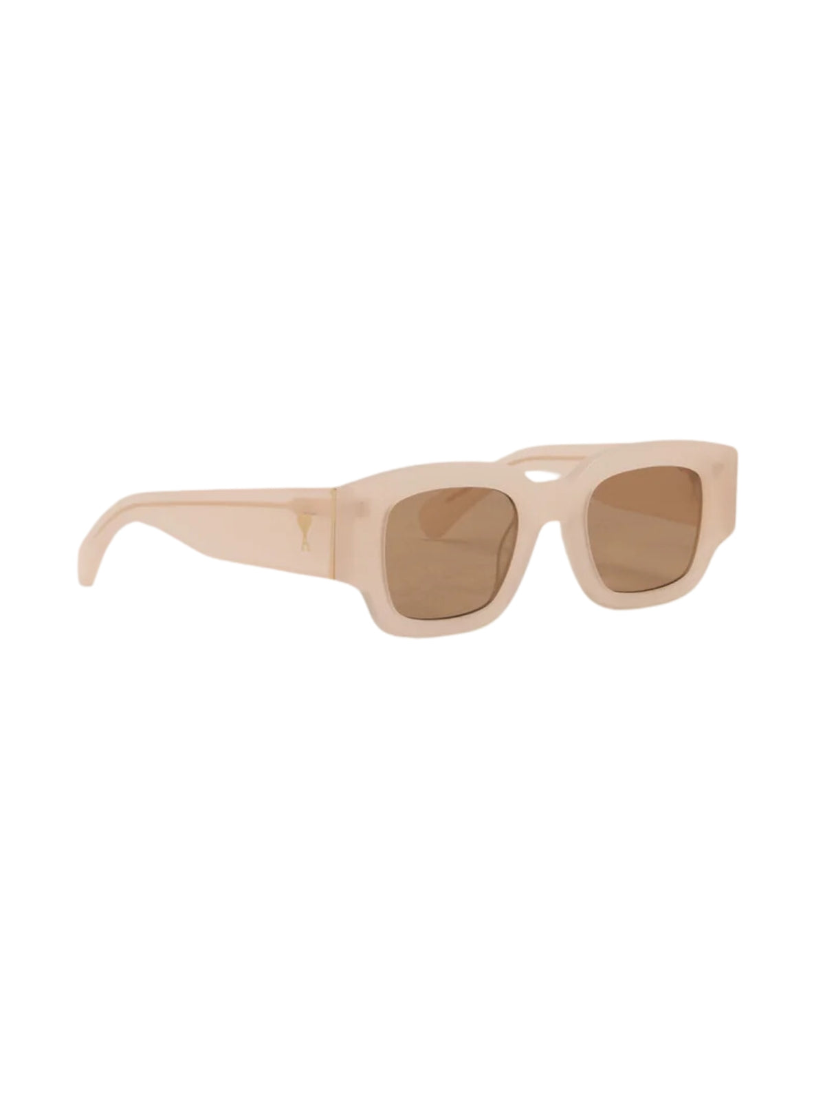 Ami Sunglasses Classical Ami De Coeur Acetate Cream - 2