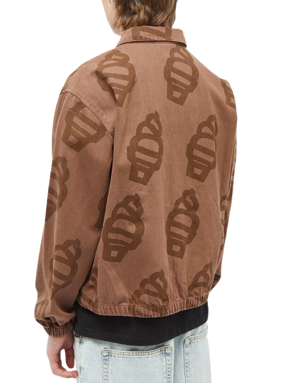 Icecream  Jacket Soft Serve Casual Zip Brown