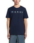 Marni T-Shirt Logo Navy