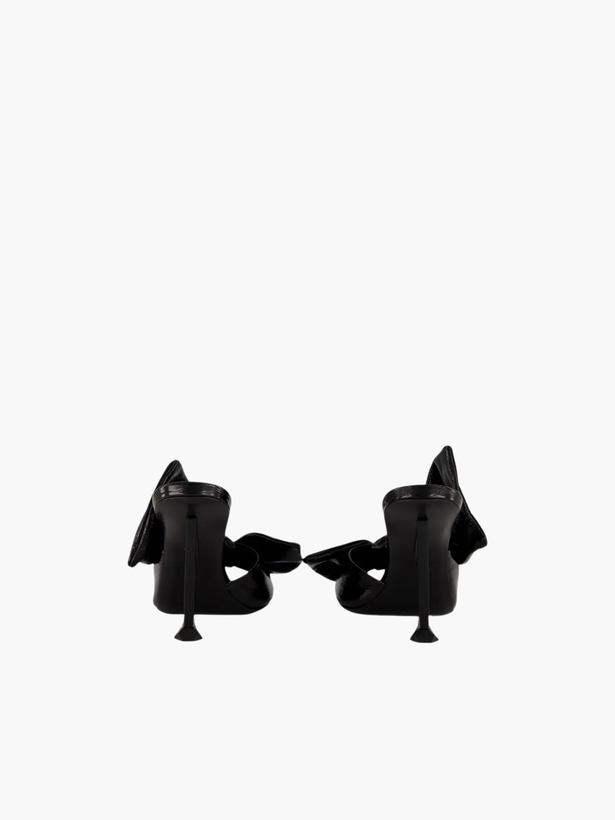 Givenchy Gh9 High Heel Leather Skin Black