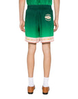 Casablanca Shorts Silk Unity Is Power Green