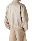 Ami Jacket Logo Light Beige - 2