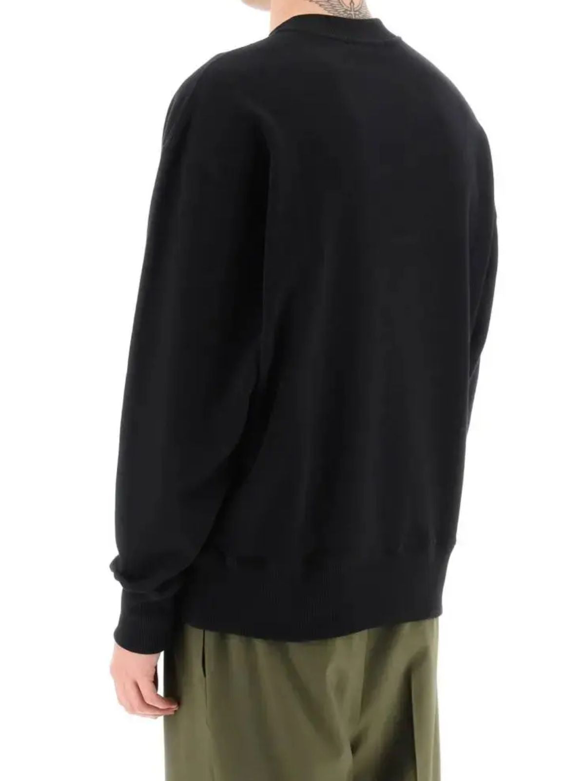 Msgm Sweater Bold Logo Black - 2