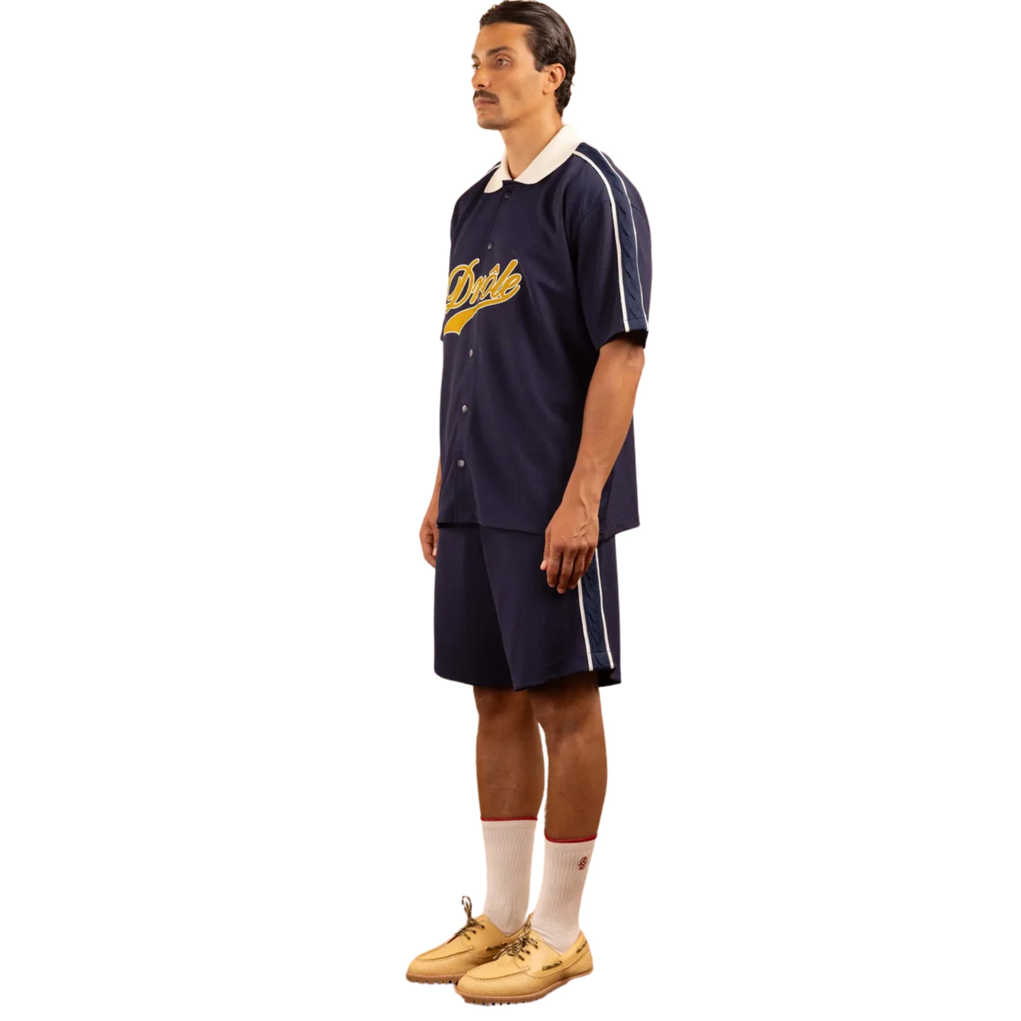 Drole De Monsieur Shorts Torsades Navy
