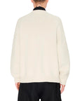 Kenzo Knitted Jumper Big  Pop  Wool Off White