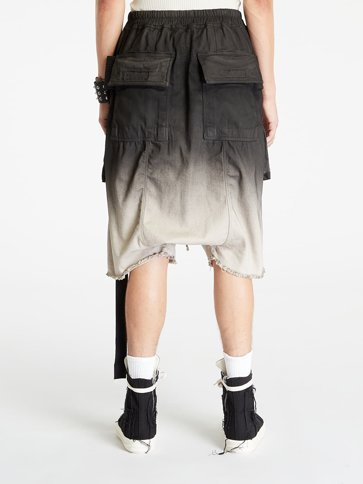 Rick Owens Shorts Creatch Black Pearl Degrade - 2