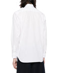 Comme Des Garcons Shirt Woven Split Croc White-Black