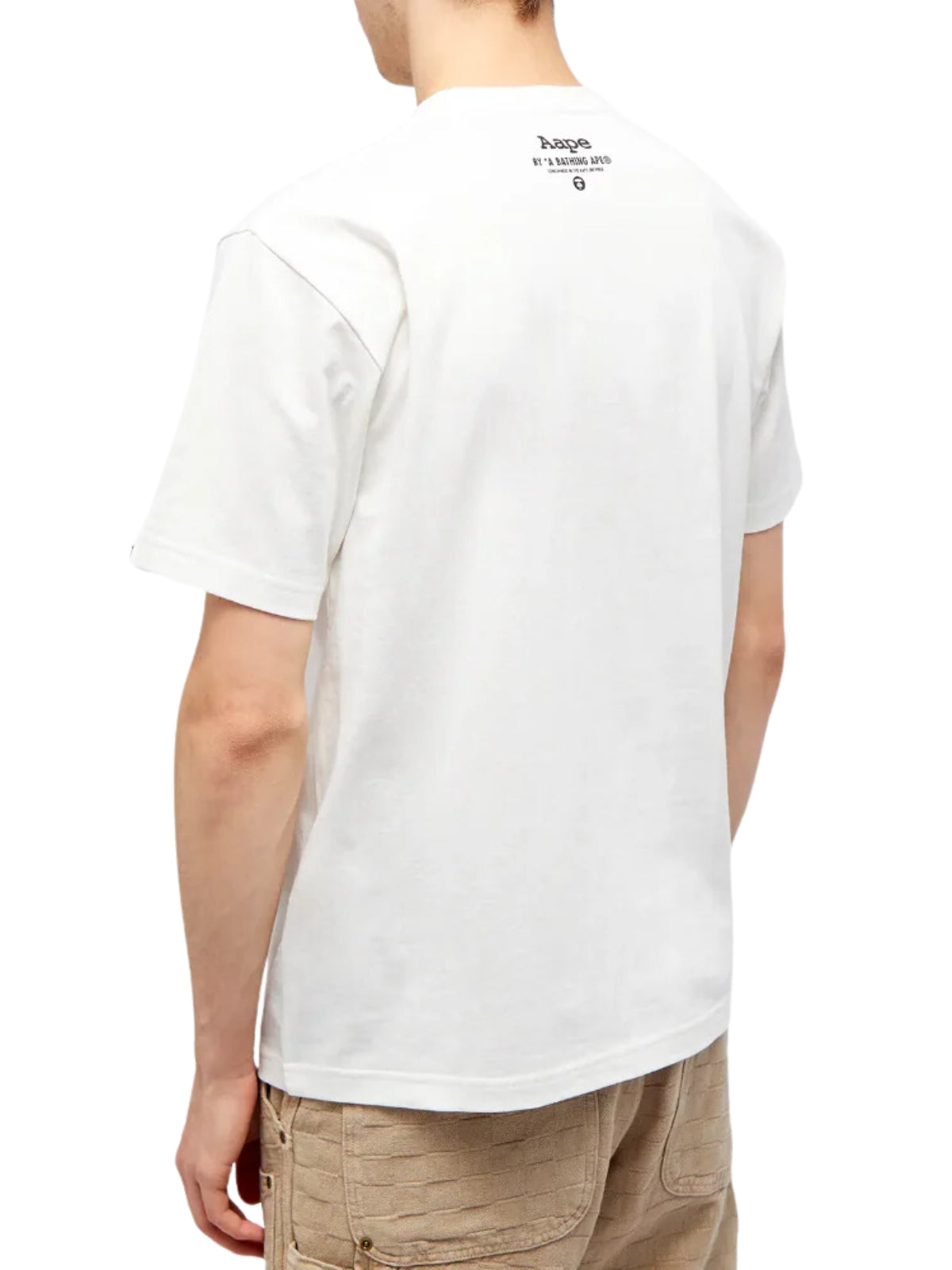 Aape T-Shirt Bold Centre Logo White - 2