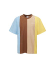 Karl Kani T-Shirt Split Colour Brown-Beige