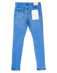 Purple Jeans Laser Upper Cut Blue