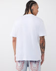 True Religion T-Shirt Buddha Letters White