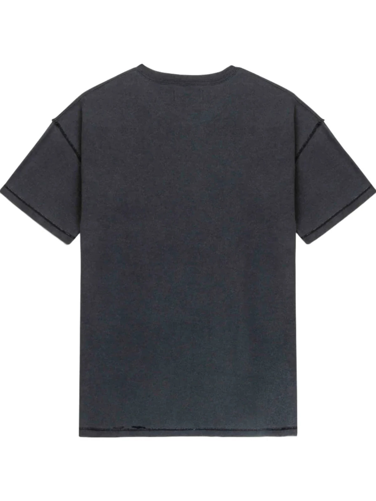 Purple T-Shirt Textured Inside Out Black