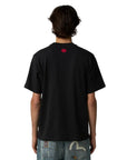 Icecream Halfton Running Dog T-Shirt Black