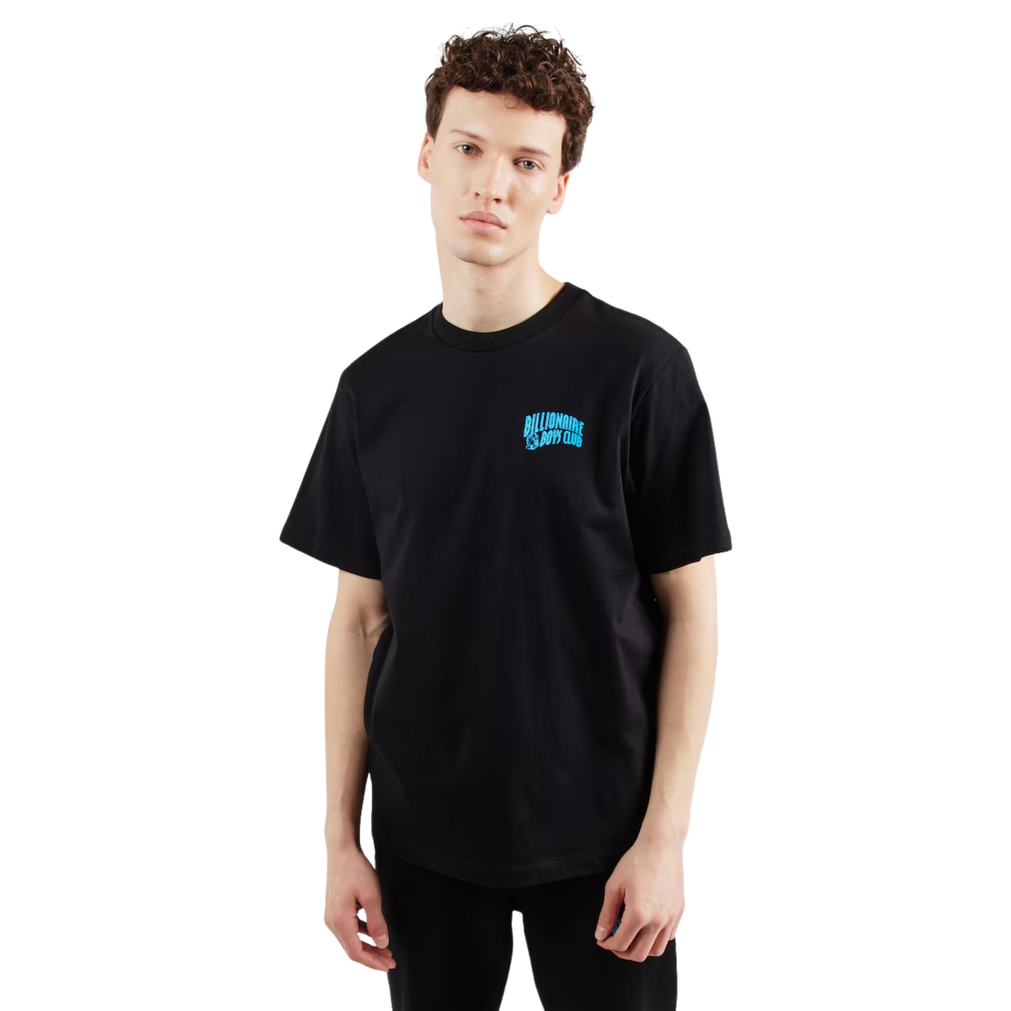 Billionaire Boys Club T-Shirt Small Arch Logo Black-Blue