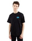 Billionaire Boys Club T-Shirt Small Arch Logo Black-Blue