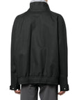 Palm Angels Jacket Logo Print Fastening Black-Silver